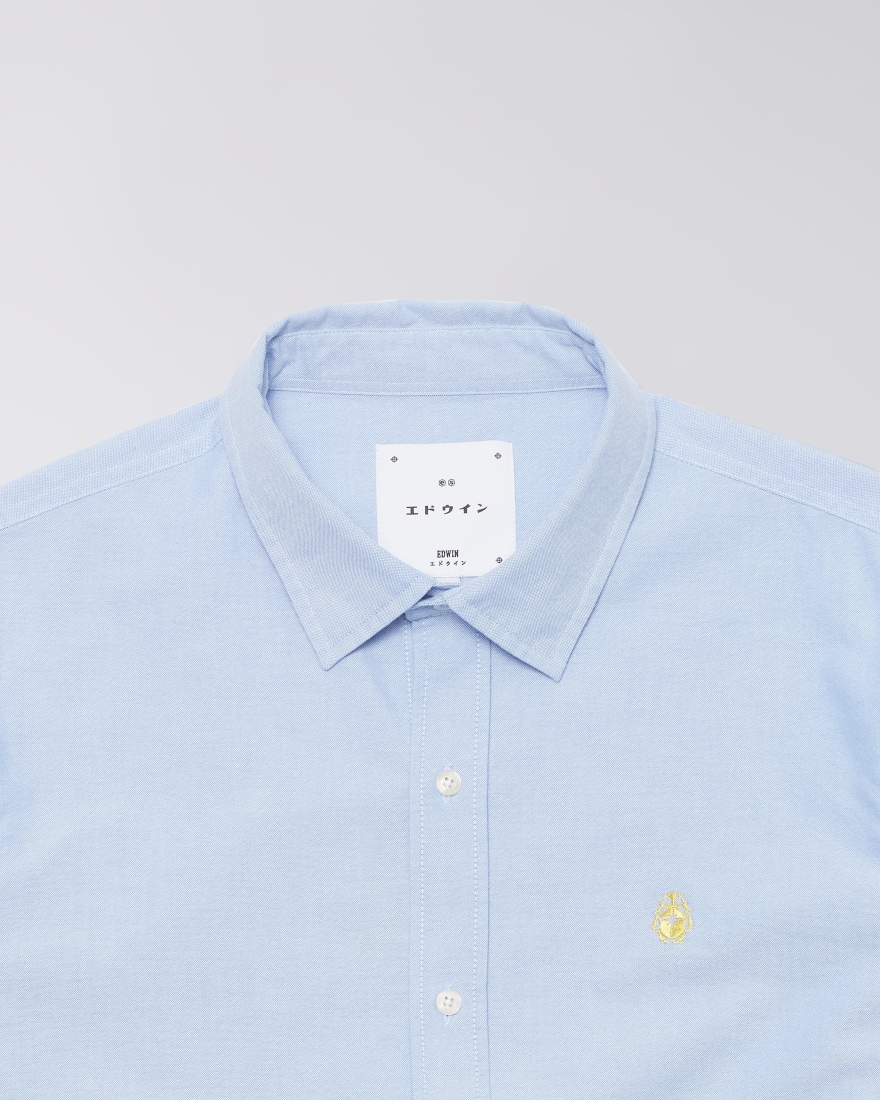 EDWIN Big Ox-Shirt LS Blue