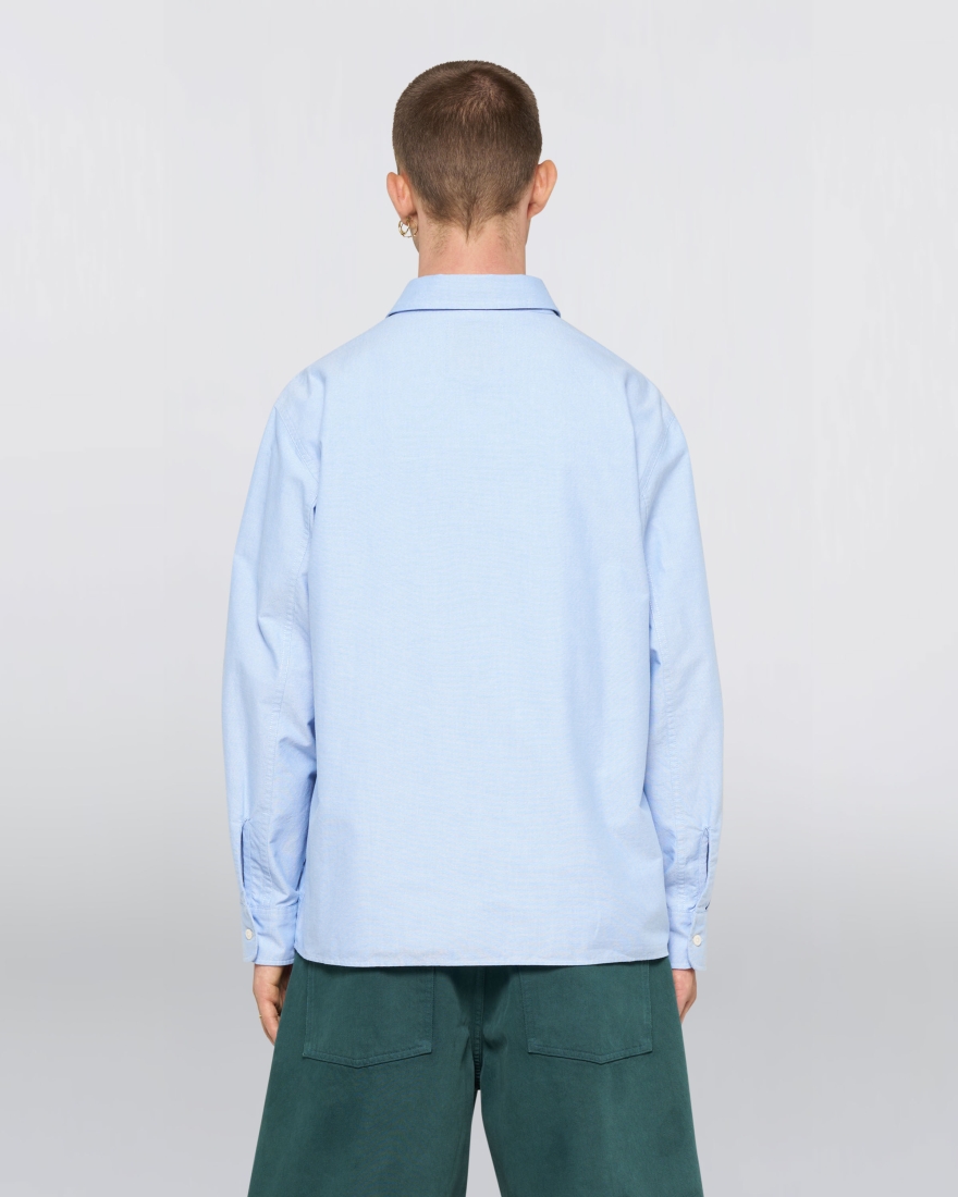 EDWIN Big Ox-Shirt LS Blue
