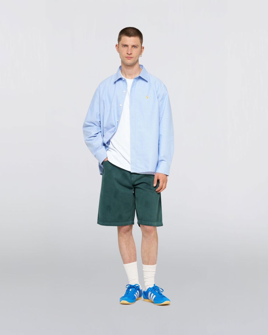 EDWIN Big Ox-Shirt LS Blue