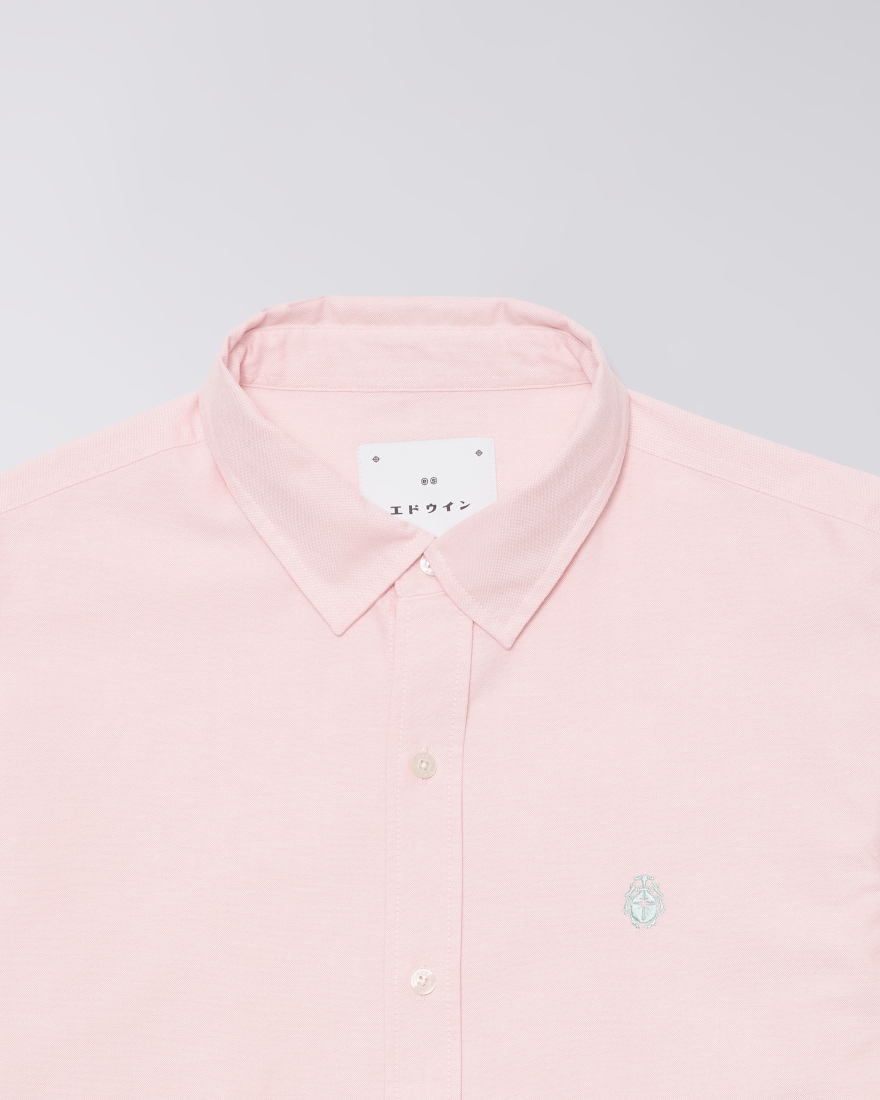 EDWIN Big Ox-Shirt LS Pink