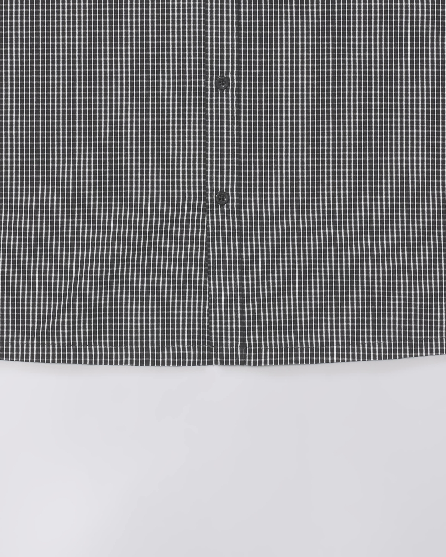 EDWIN Millbury Shirt SS Black / White