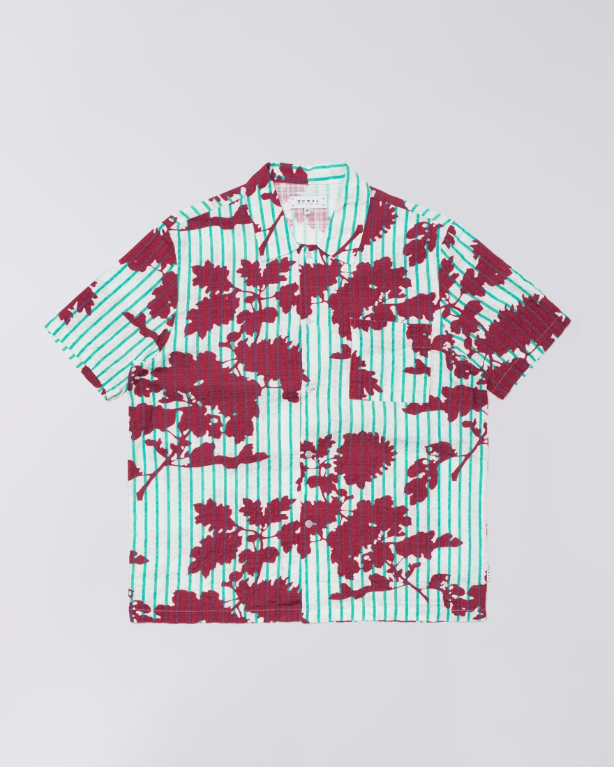 EDWIN Hana To Sen Shirt SS Multicolor