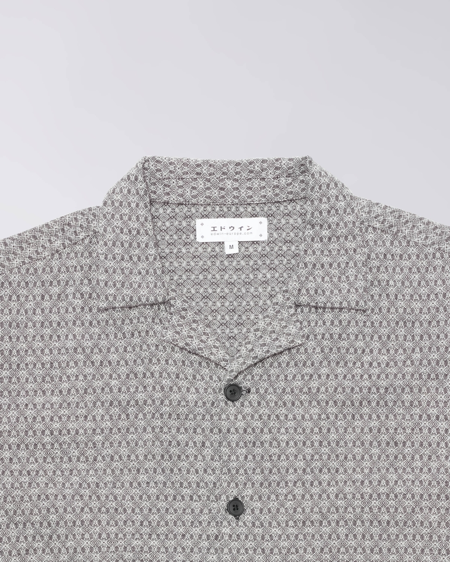 EDWIN Saga Shirt SS Black / White