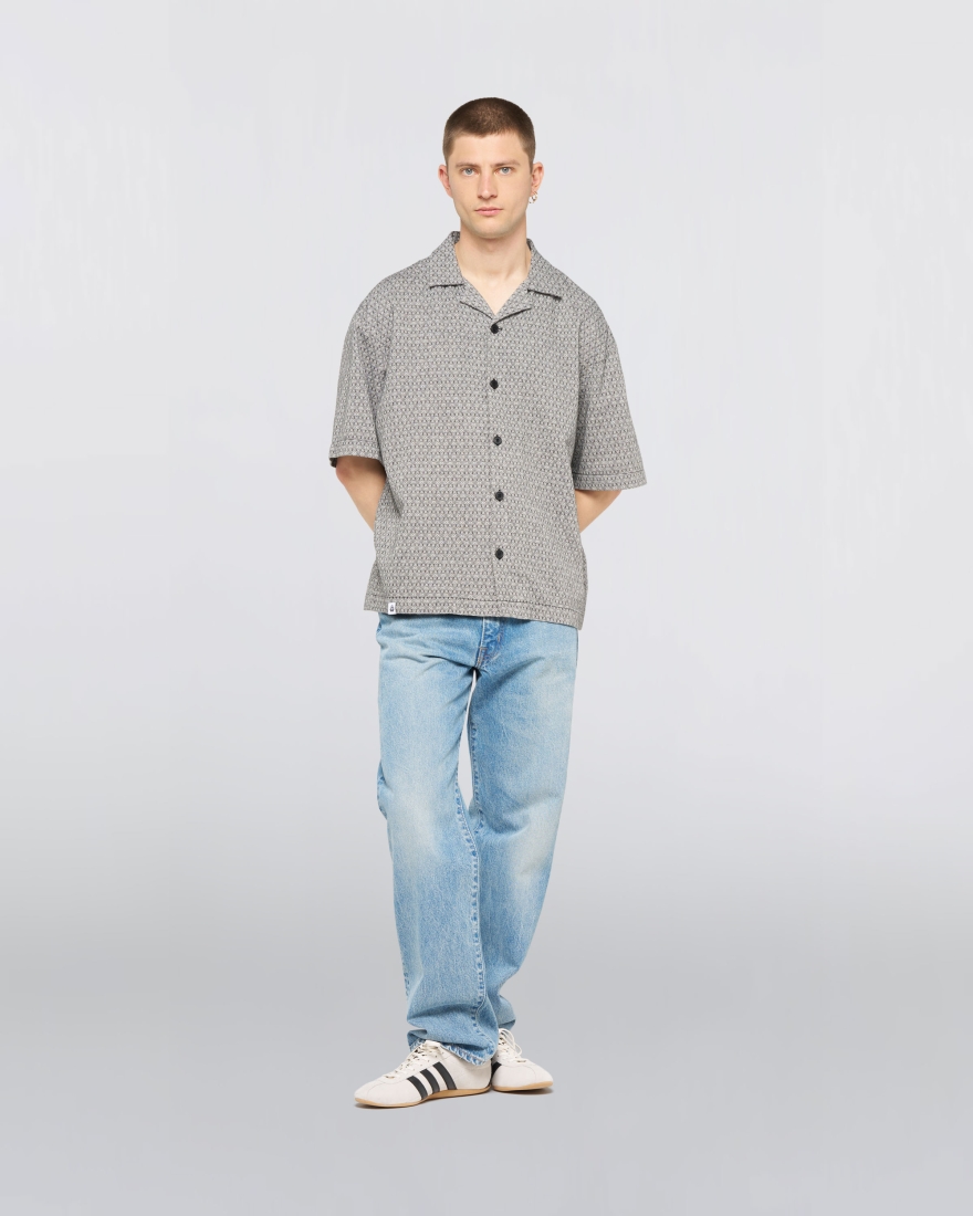 EDWIN Saga Shirt SS Black / White