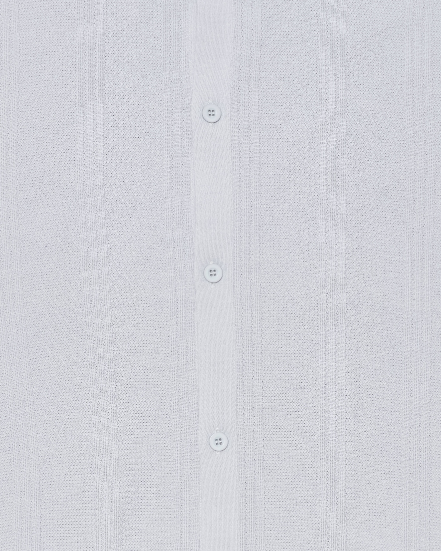 EDWIN Luis Buttoned Polo Grey