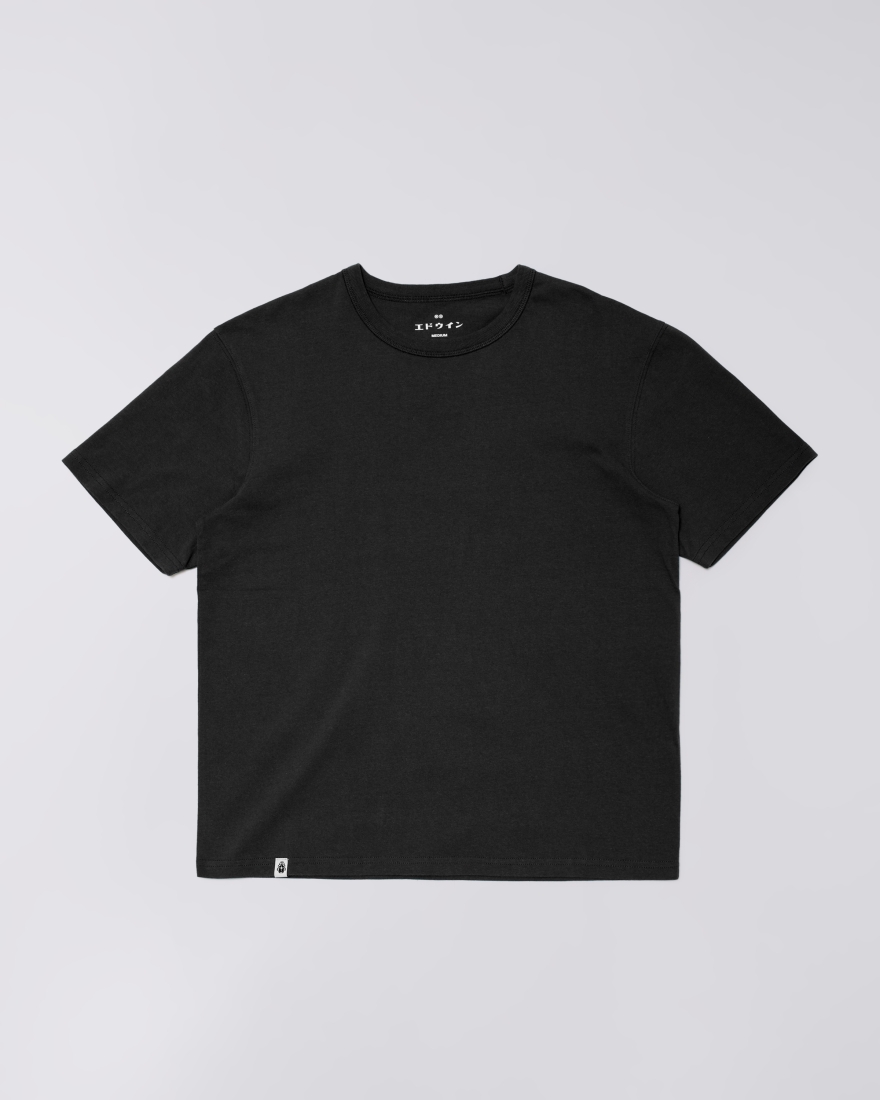 EDWIN Regular Basic T-Shirt Black