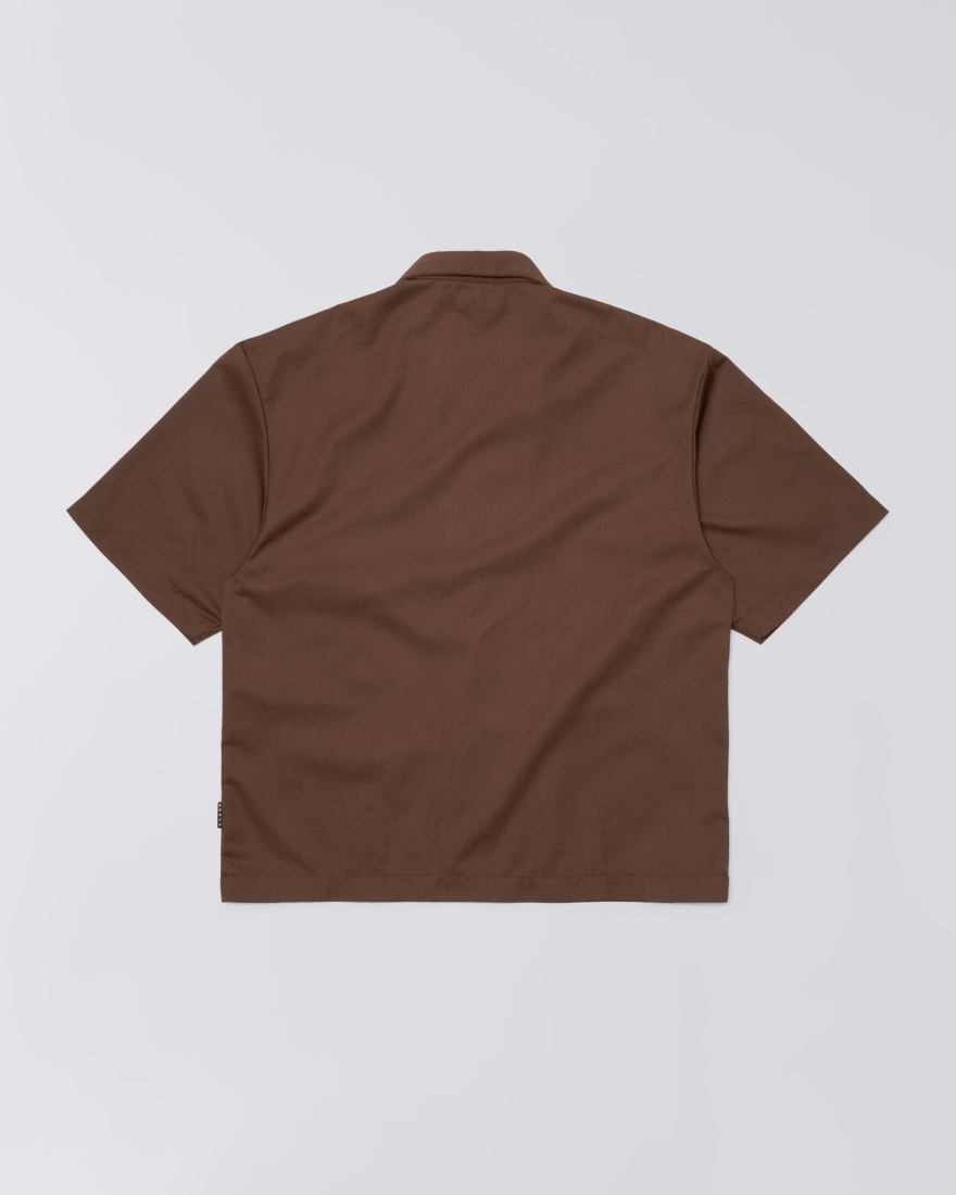 EDWIN Shizuku Shirt SS Coffee Bean