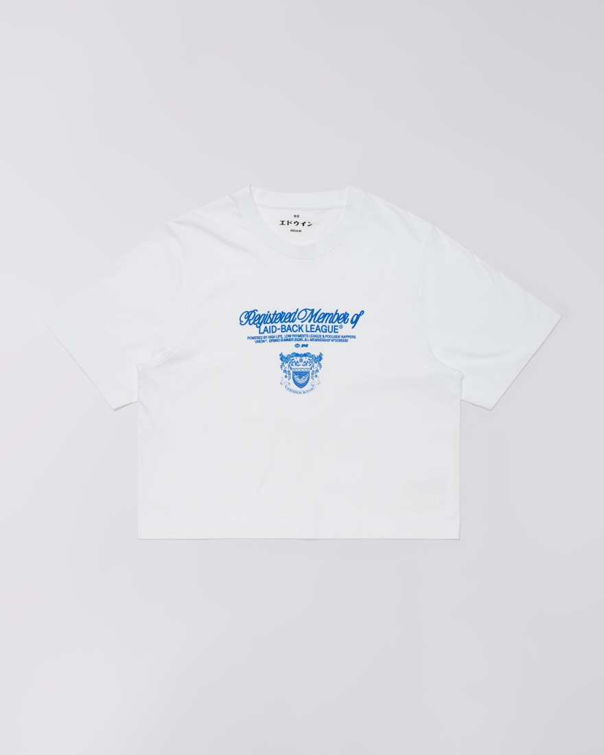EDWIN W' Laid-Back League T-Shirt White