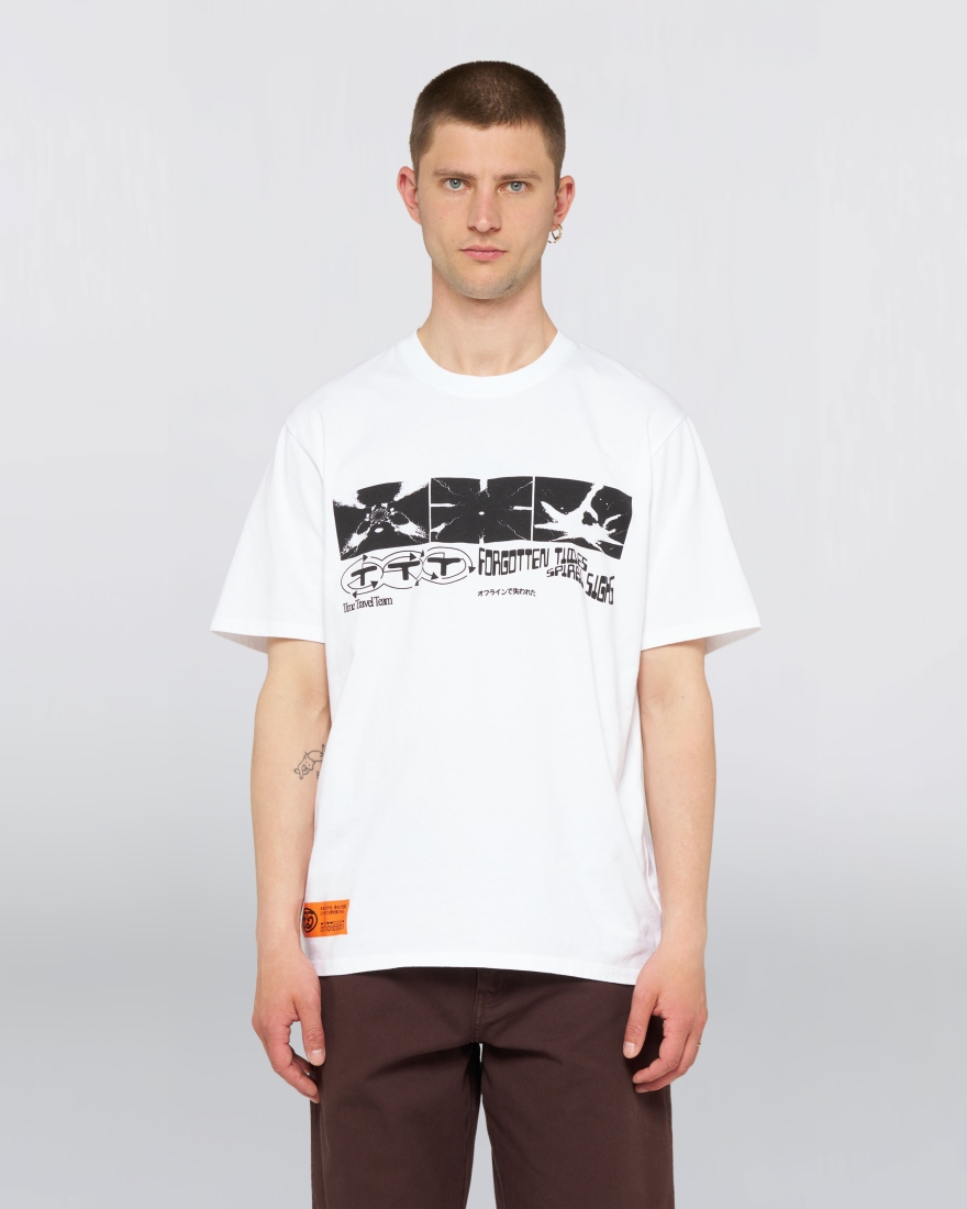 EDWIN Always Late T-Shirt White