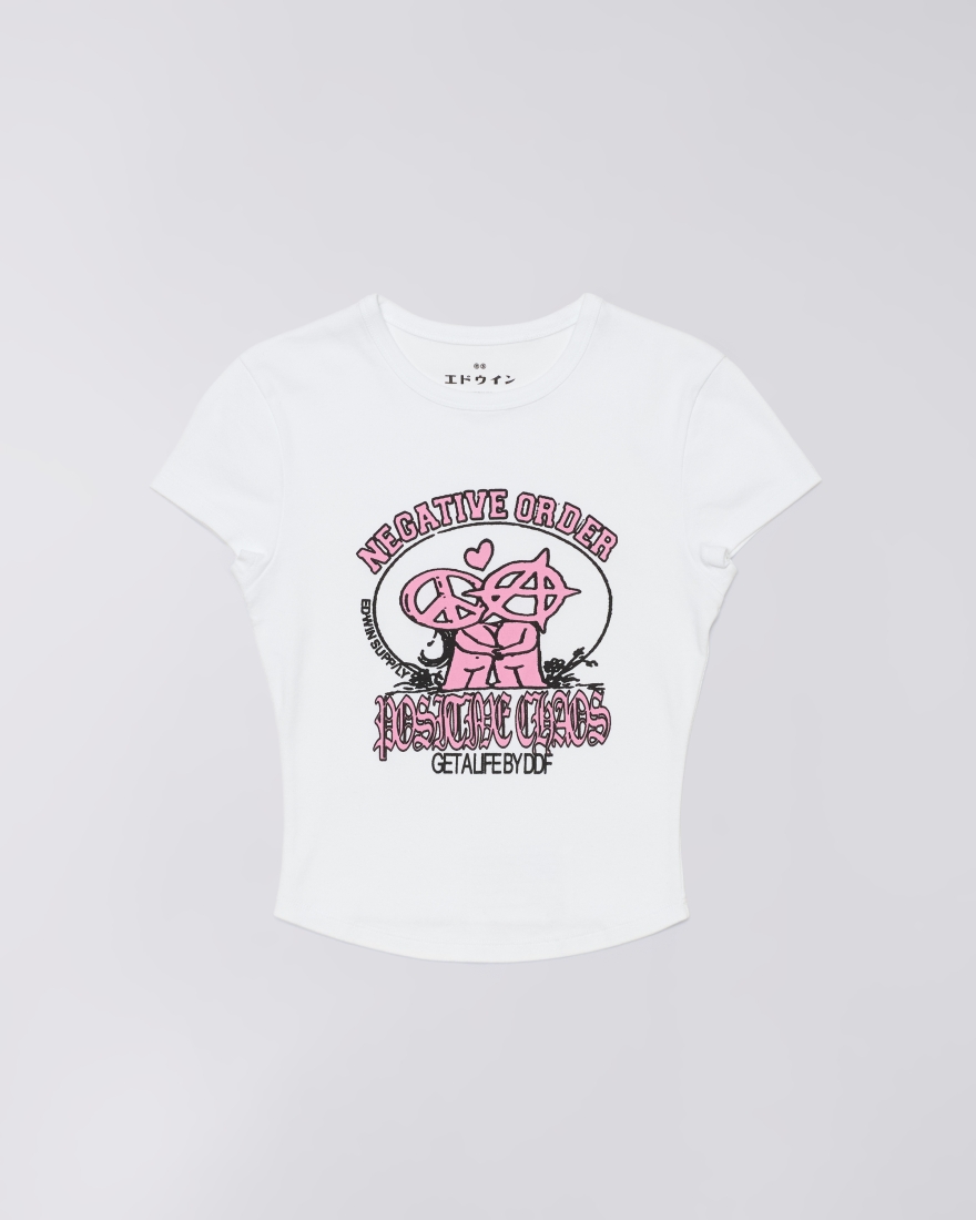 EDWIN W' Positive Chaos T-Shirt White