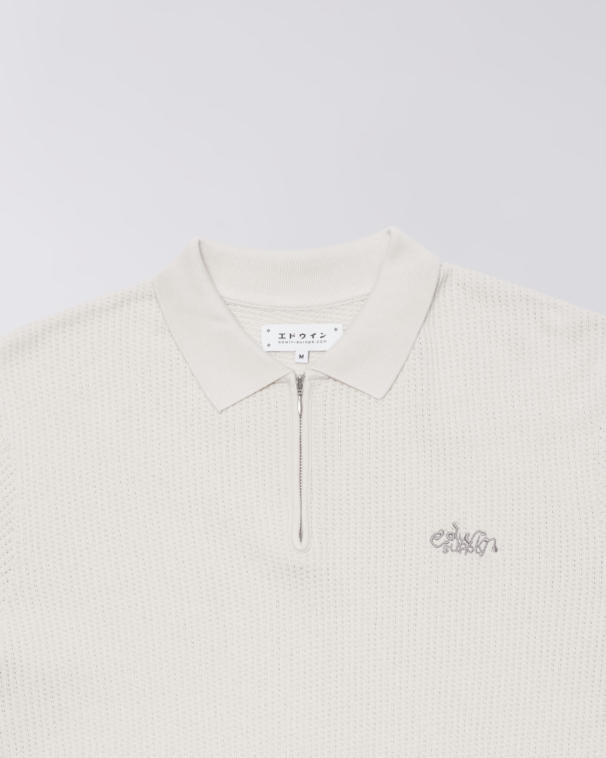 EDWIN Rick Polo Glacier Gray