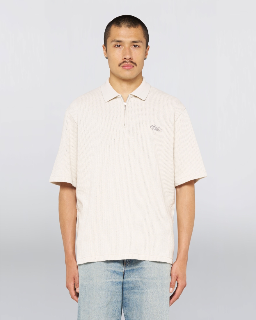 EDWIN Rick Polo Glacier Gray