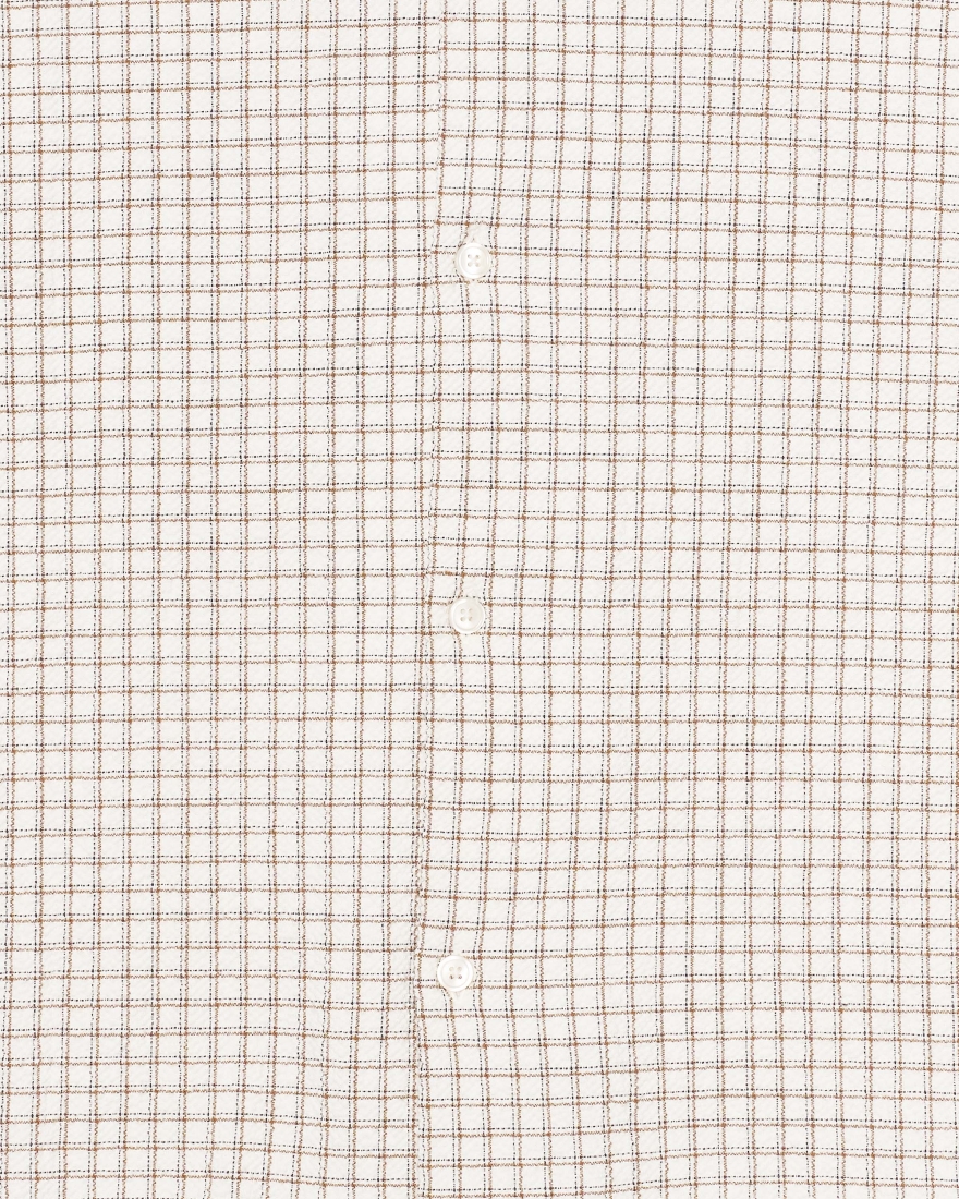 EDWIN Zed Shirt SS White / Brown