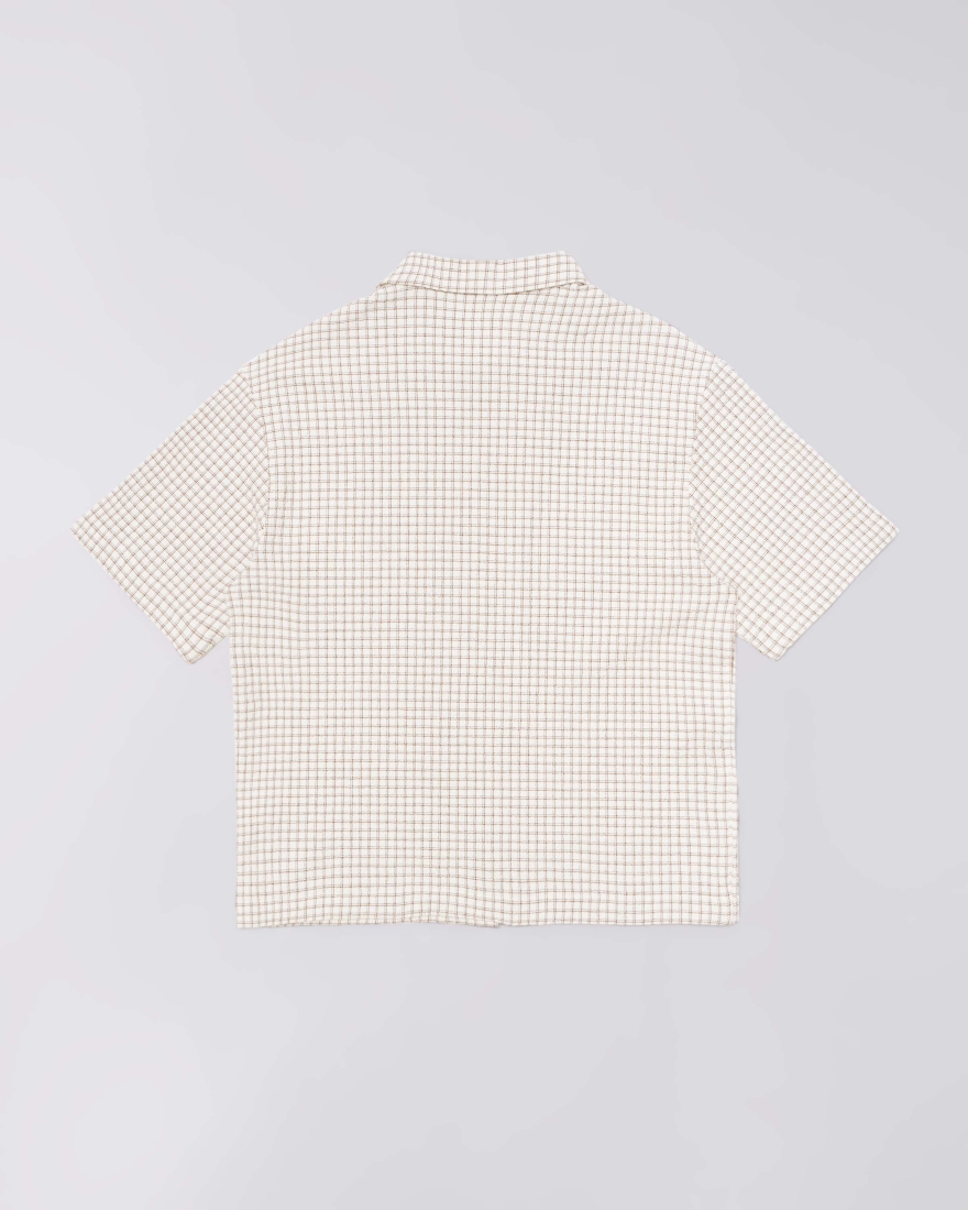 EDWIN Zed Shirt SS White / Brown