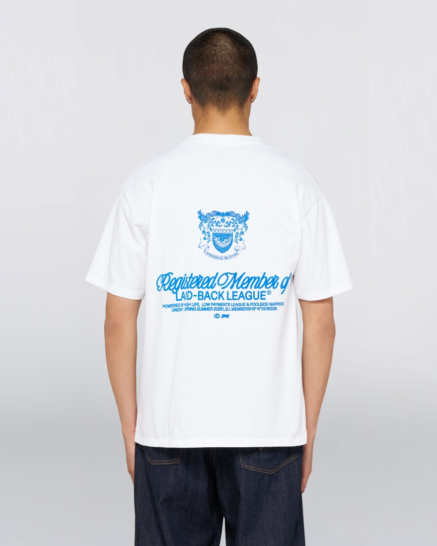 EDWIN Laid-Back League T-Shirt White