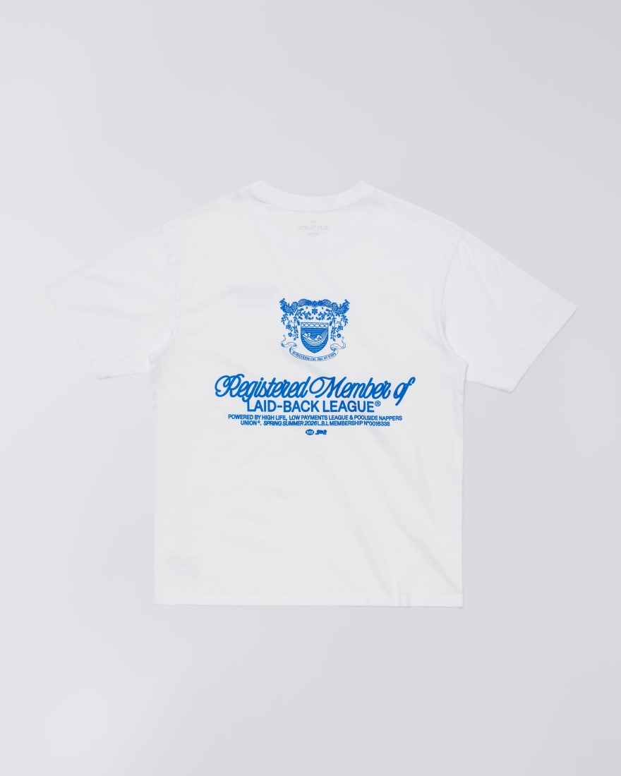 EDWIN Laid-Back League T-Shirt White