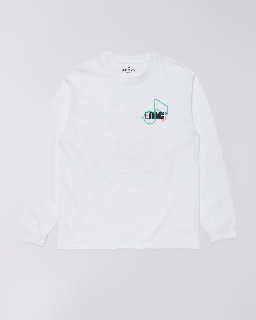 EDWIN EMC On Tour TS LS White