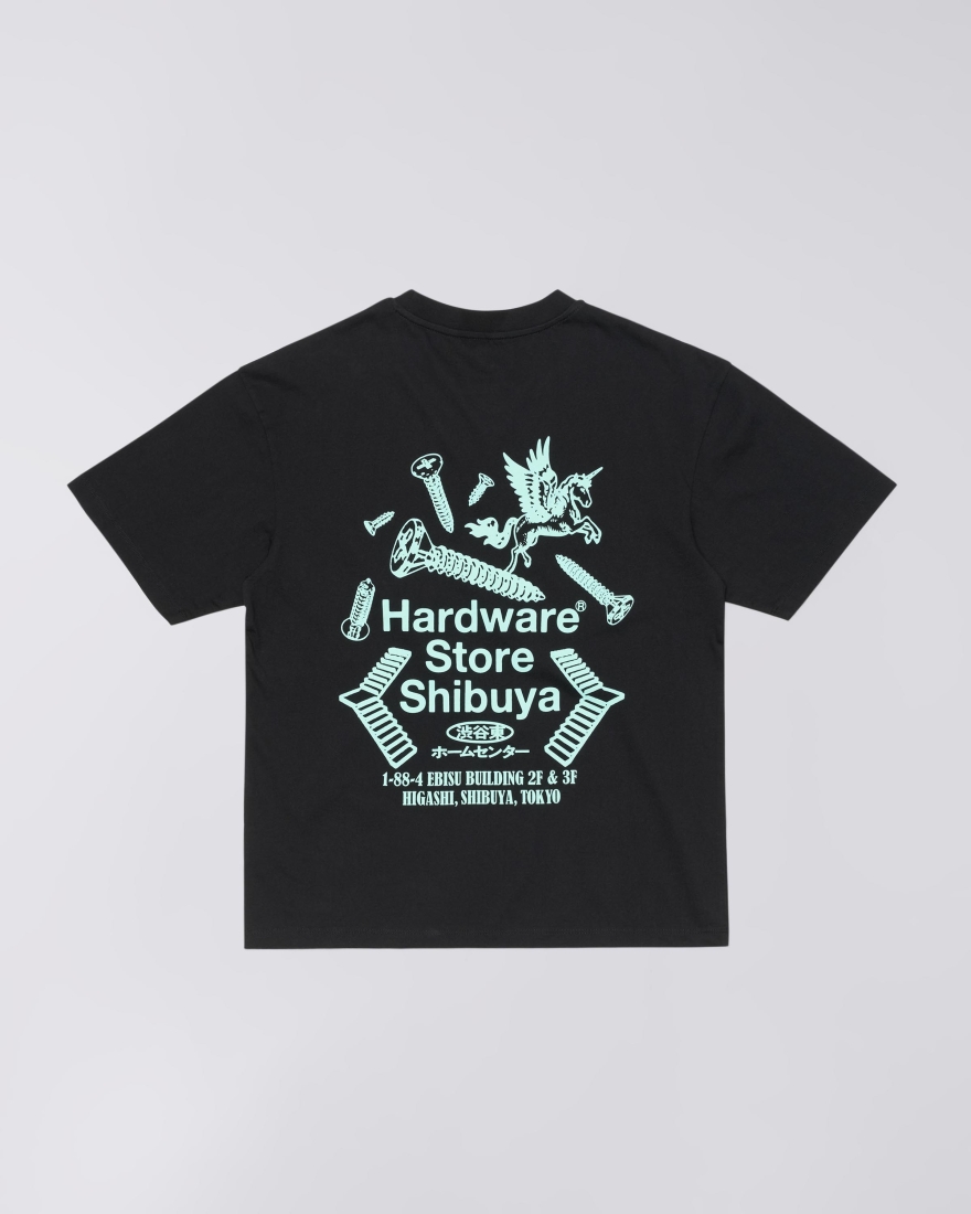 EDWIN Hardware Store Shibuya T-Shirt Black