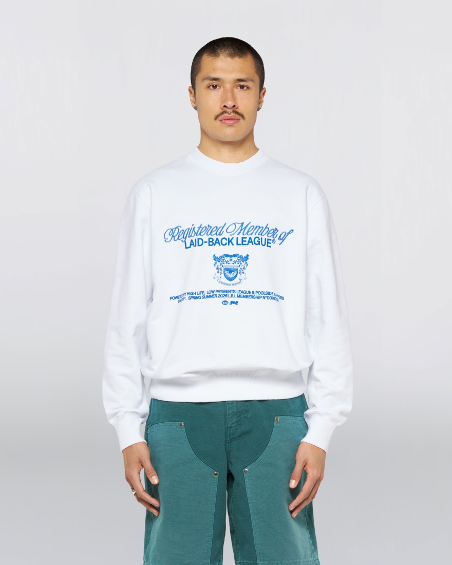 EDWIN Laid-Back League Sweat White