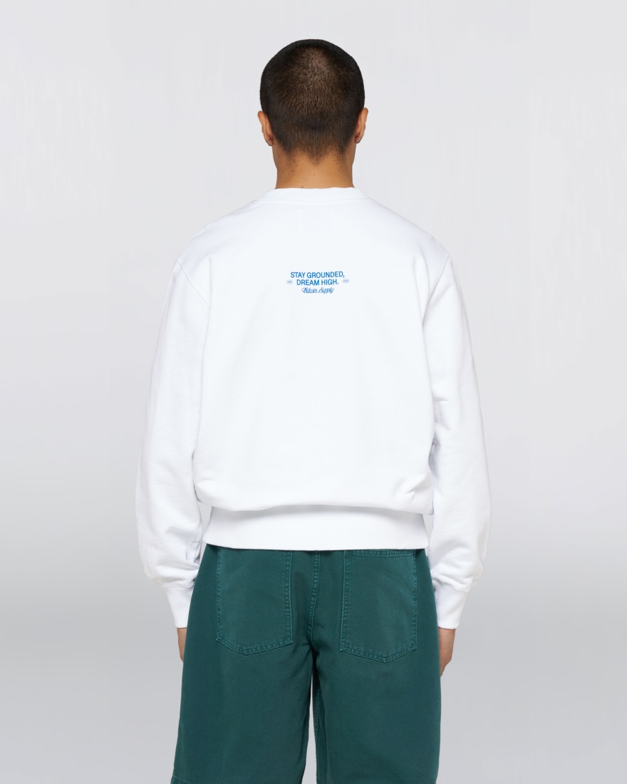 EDWIN Laid-Back League Sweat White