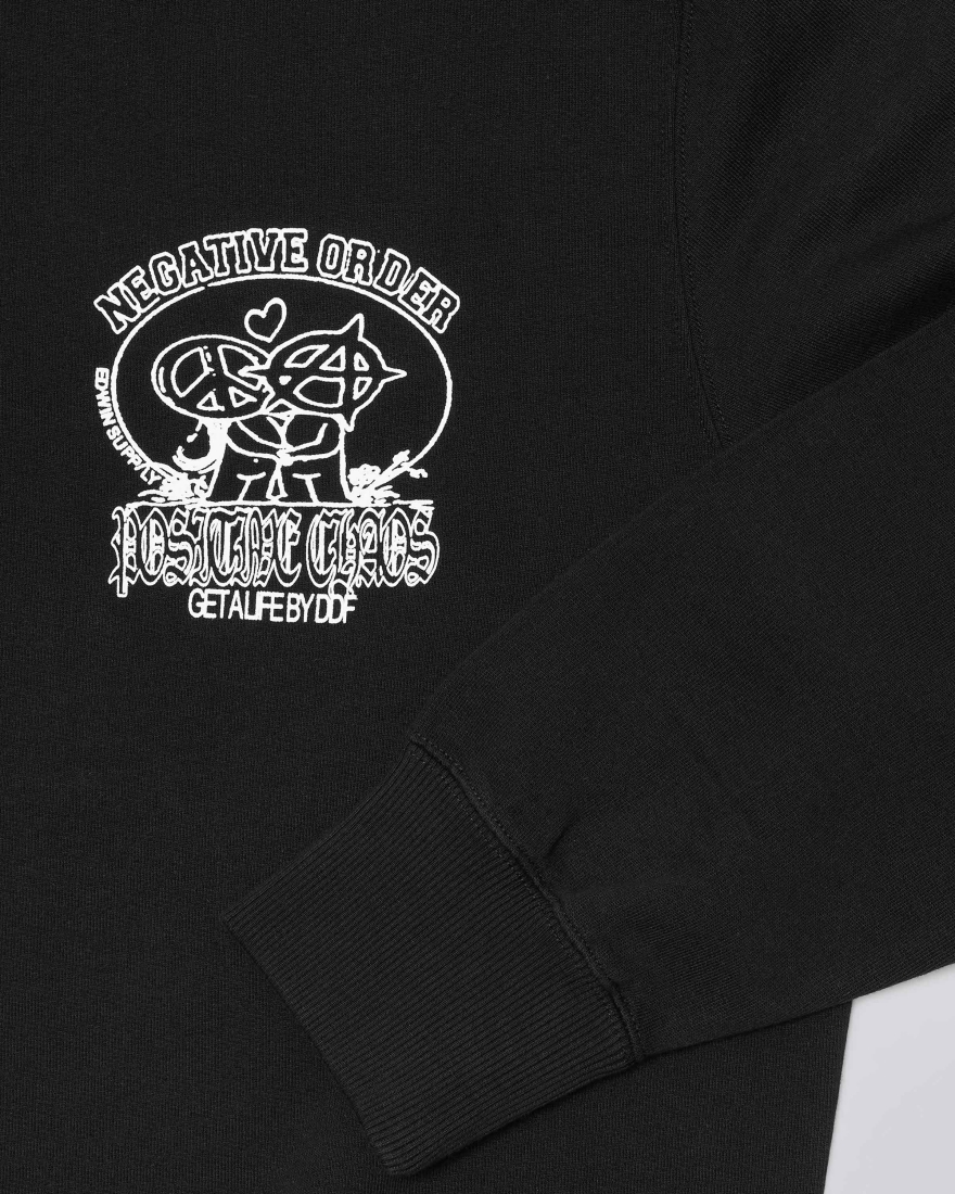 EDWIN Positive Chaos Sweat Black