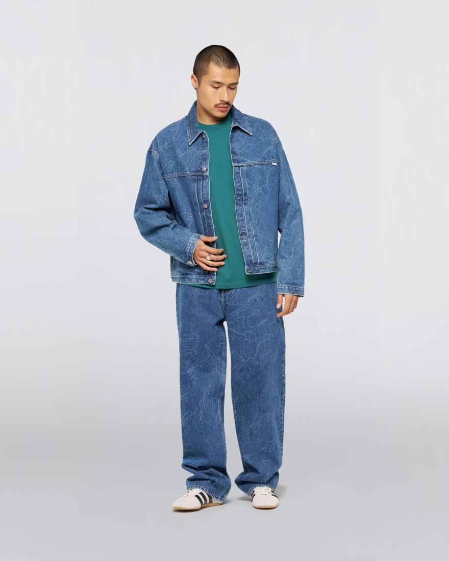 EDWIN Shizuku Freeland Jacket Blue