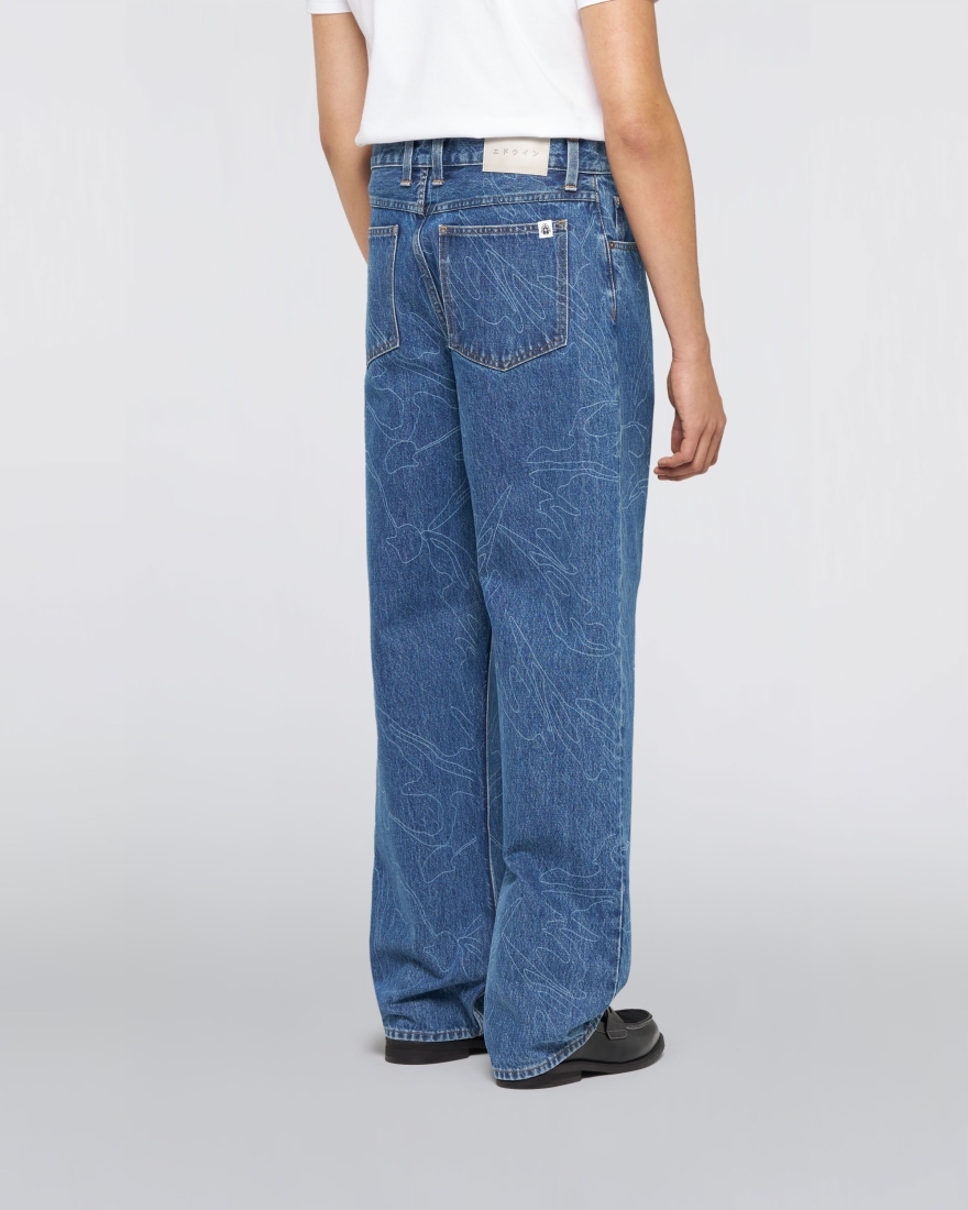 EDWIN Shizuku Matrix Pant Blue