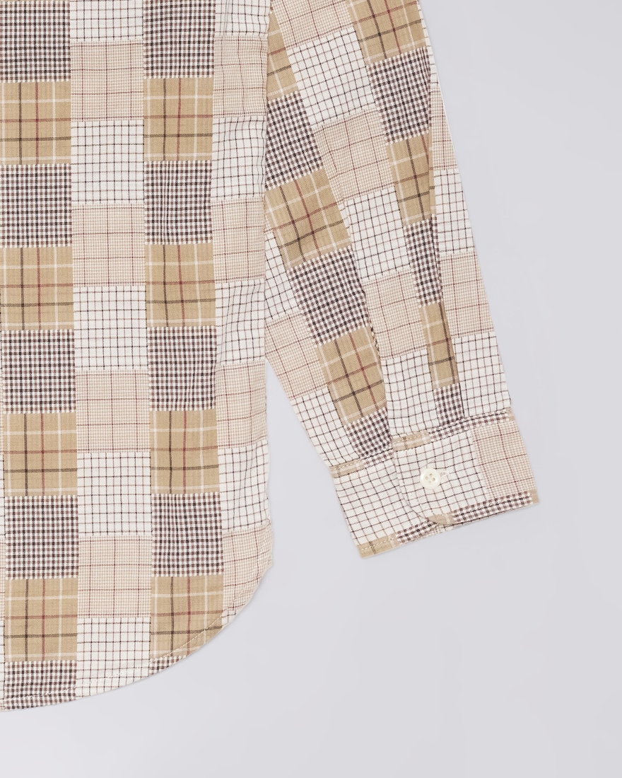 EDWIN Work Shirt Beige / Brown