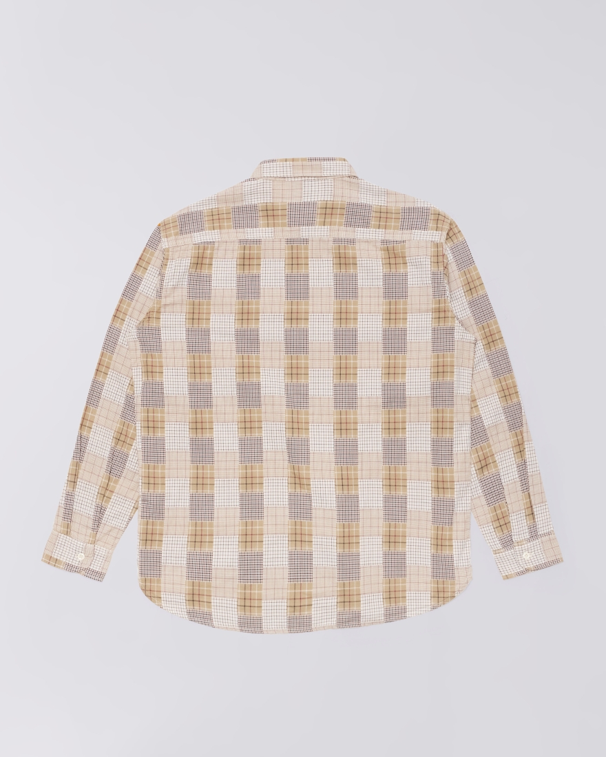 EDWIN Work Shirt Beige / Brown