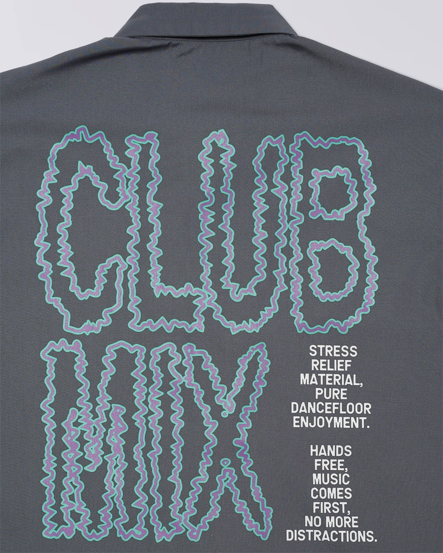 EDWIN Club Mix Shirt SS Dark Grey