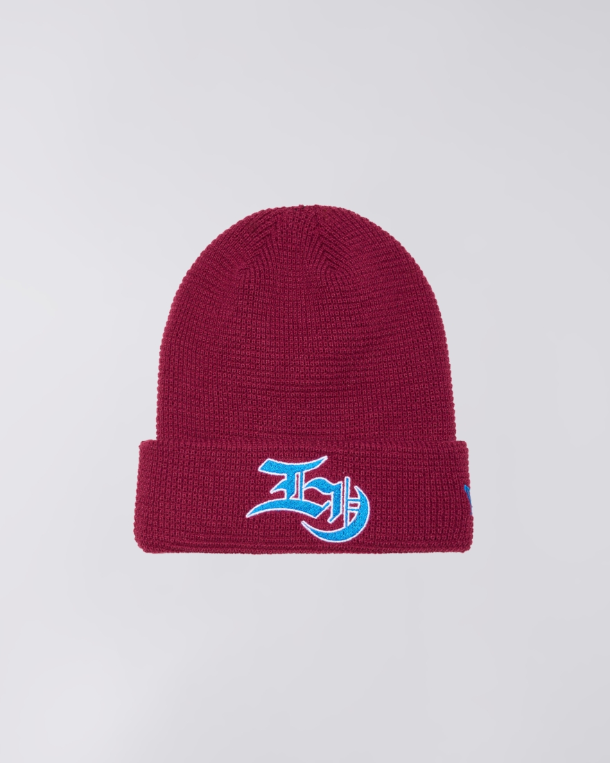 EDWIN EDWIN x New Era Cuff Knit Waffle Beanie Cherry