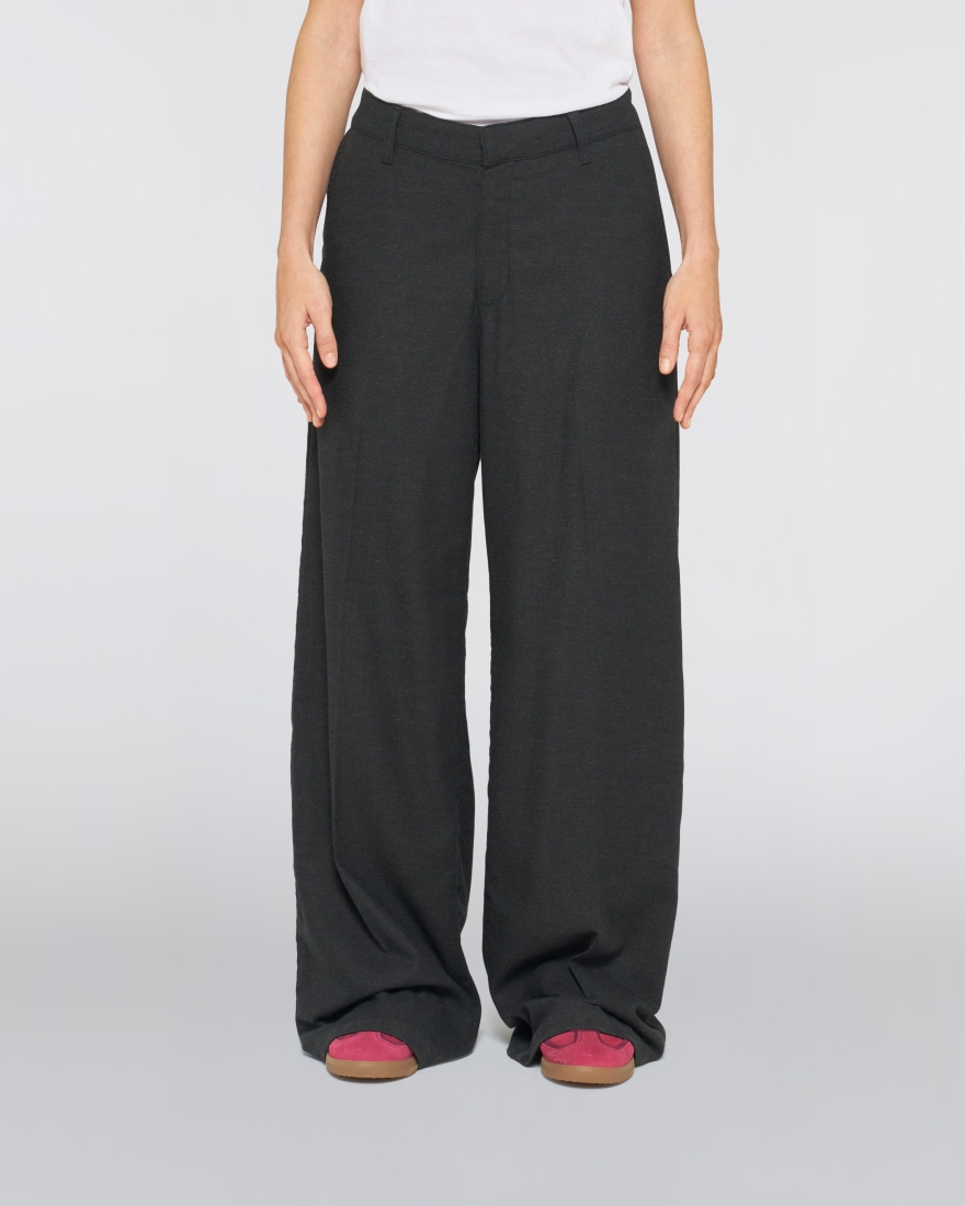 EDWIN W' Harper Pant Dark Grey Marl