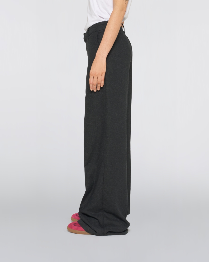 EDWIN W' Harper Pant Dark Grey Marl