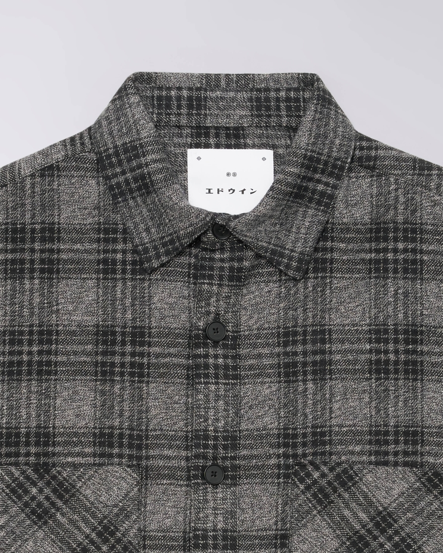 EDWIN Ace Shirt LS Black / Grey