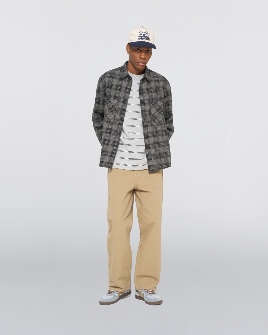 EDWIN Ace Shirt LS Black / Grey