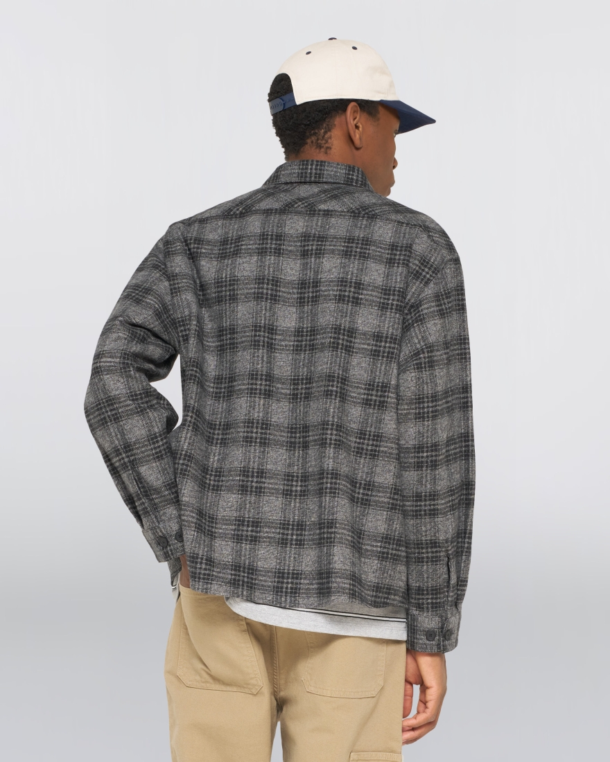 EDWIN Ace Shirt LS Black / Grey