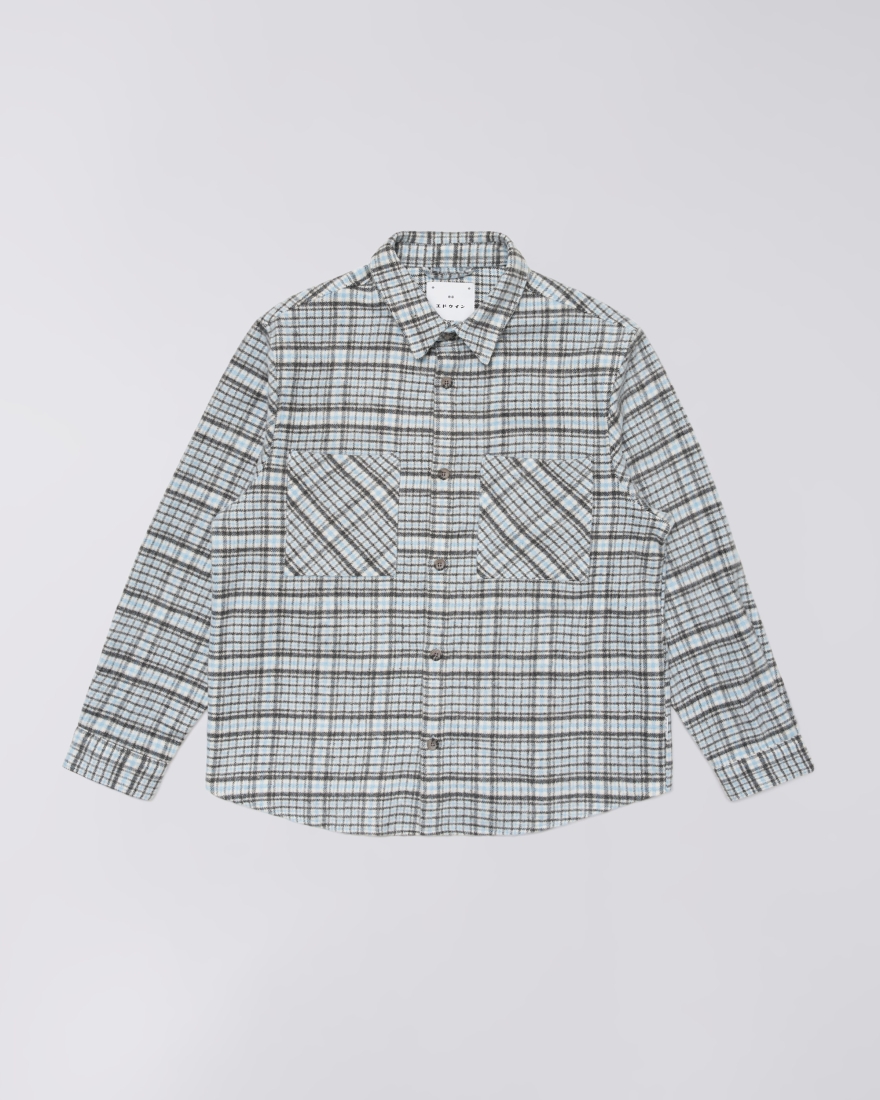 EDWIN Julius Shirt LS Blue / Grey