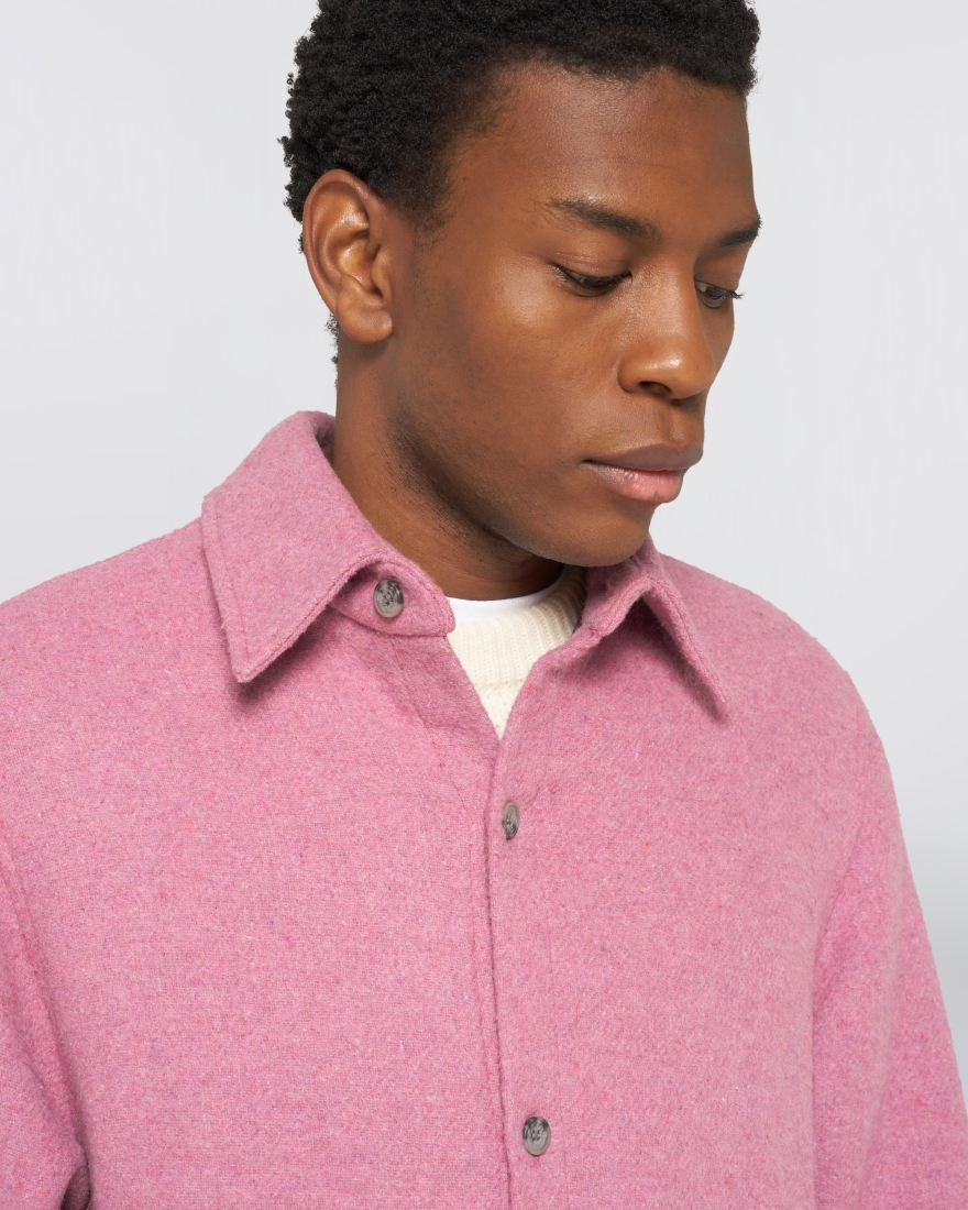 EDWIN Trent Padded Overshirt LS Grape Nectar