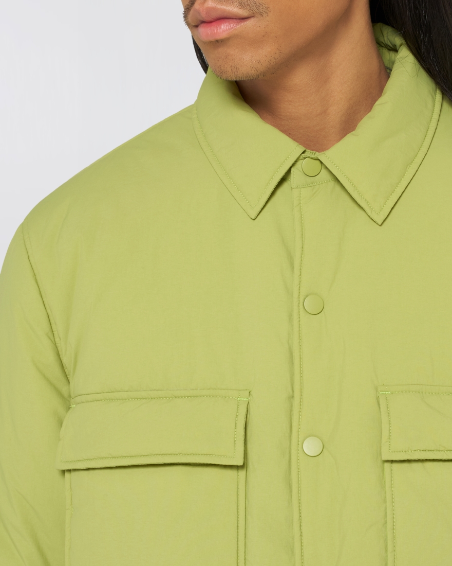 EDWIN Nest Padded Overshirt LS Sweet Pea
