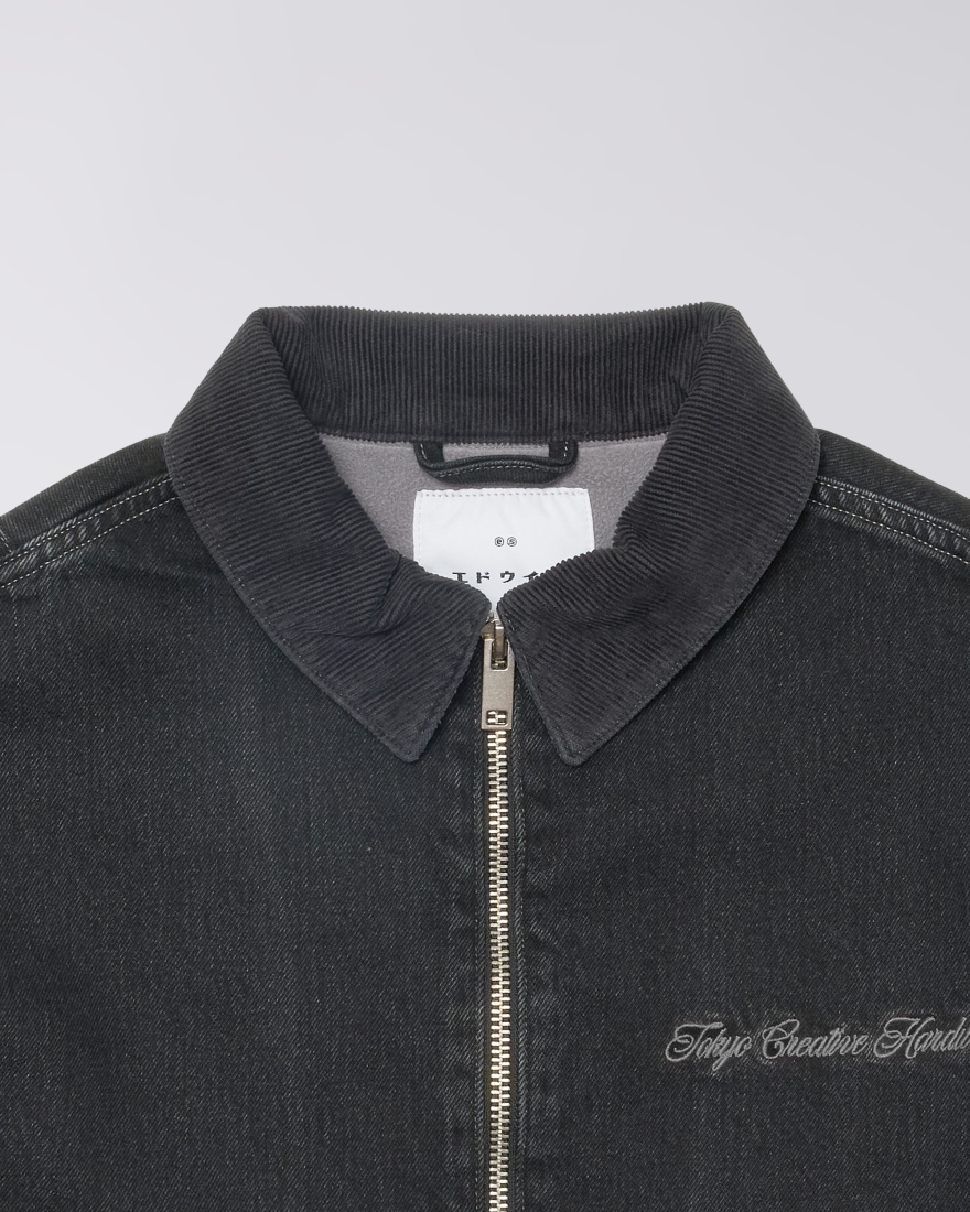 EDWIN Hunter Zip Jacket Black