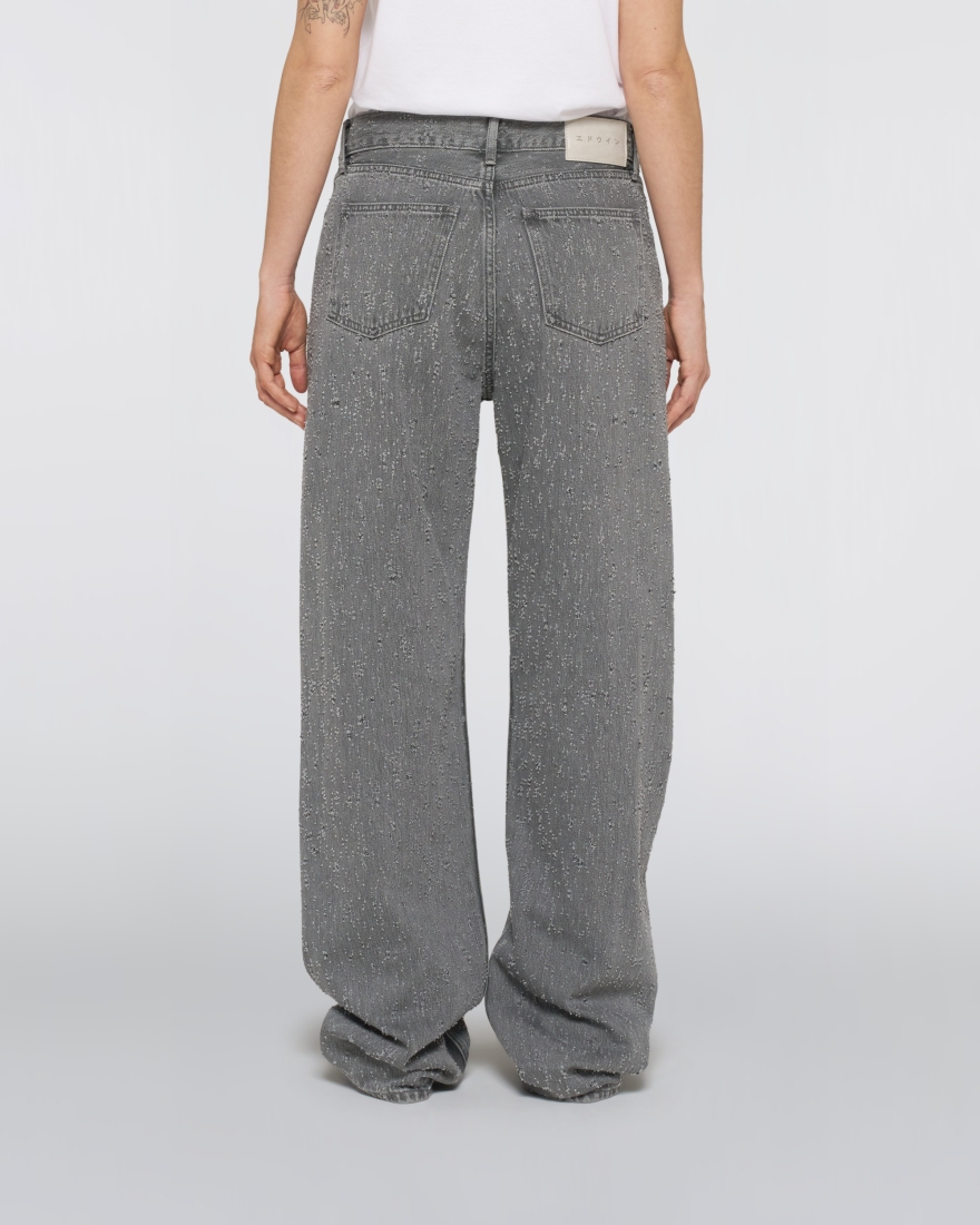 EDWIN W' Lexie Pant Black