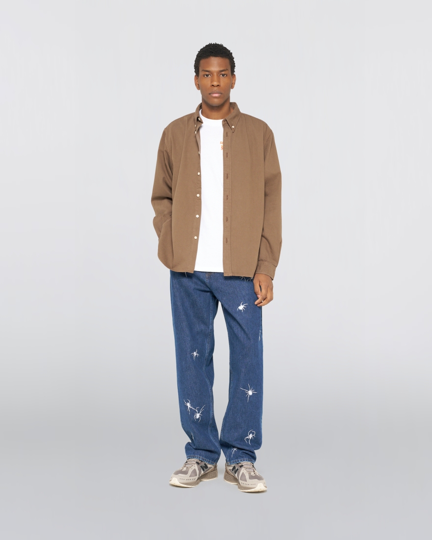 EDWIN Arlo Shirt LS Rain Drum