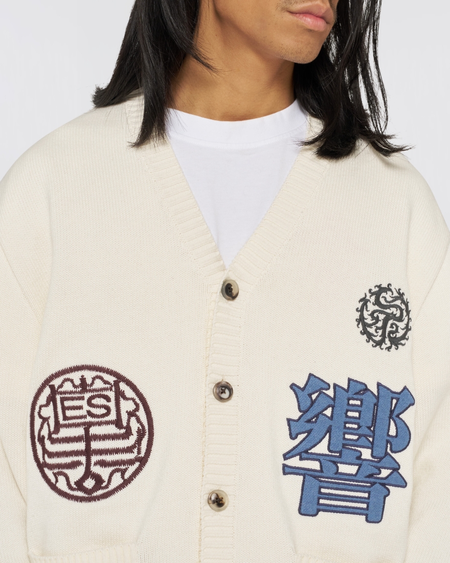 EDWIN Hibiki Cardigan Off White