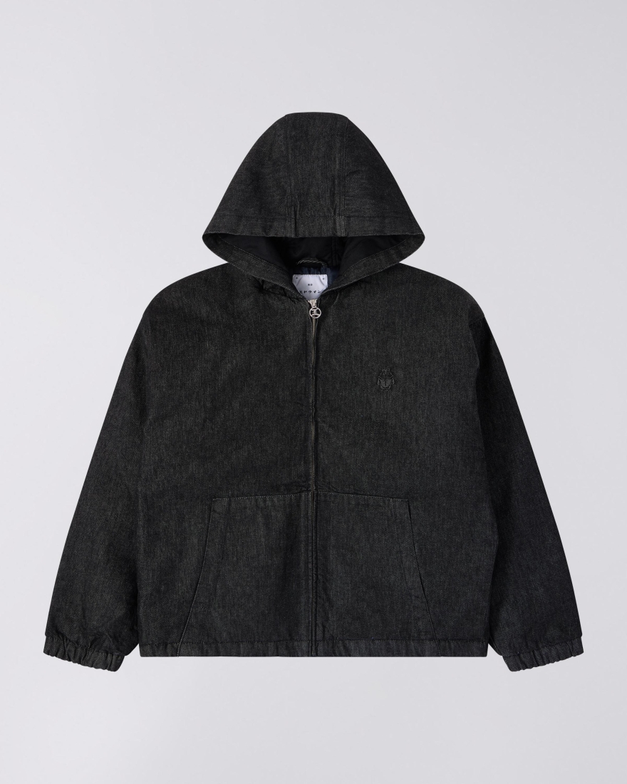 EDWIN Daimon Hooded Jacket Lined Black