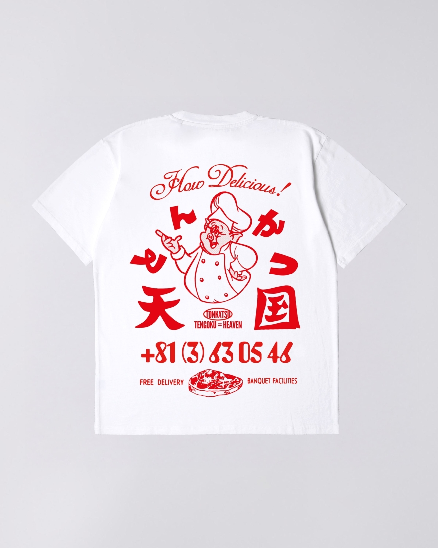 EDWIN Tonkatsu T-Shirt White