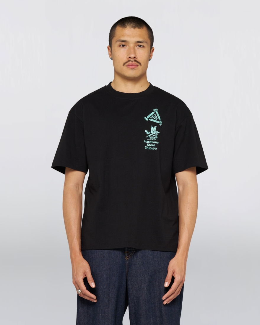EDWIN Hardware Store Shibuya T-Shirt Black