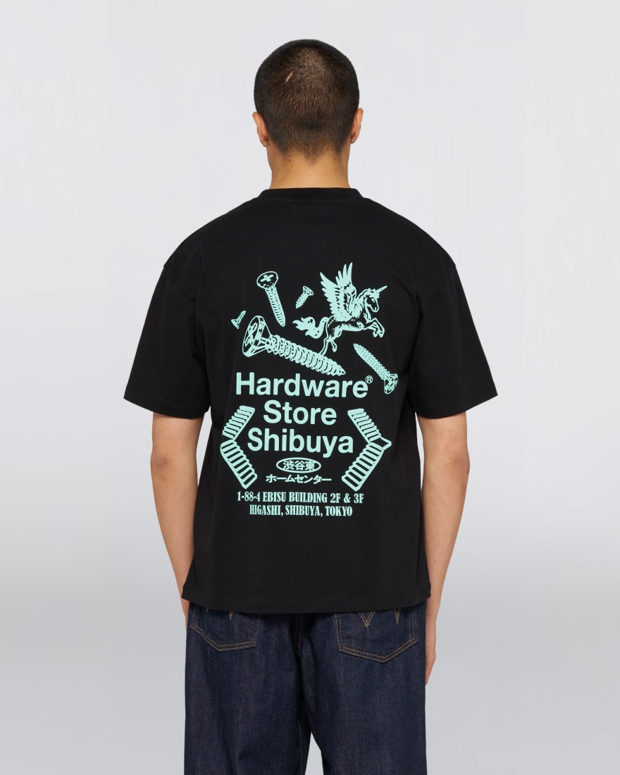 EDWIN Hardware Store Shibuya T-Shirt Black