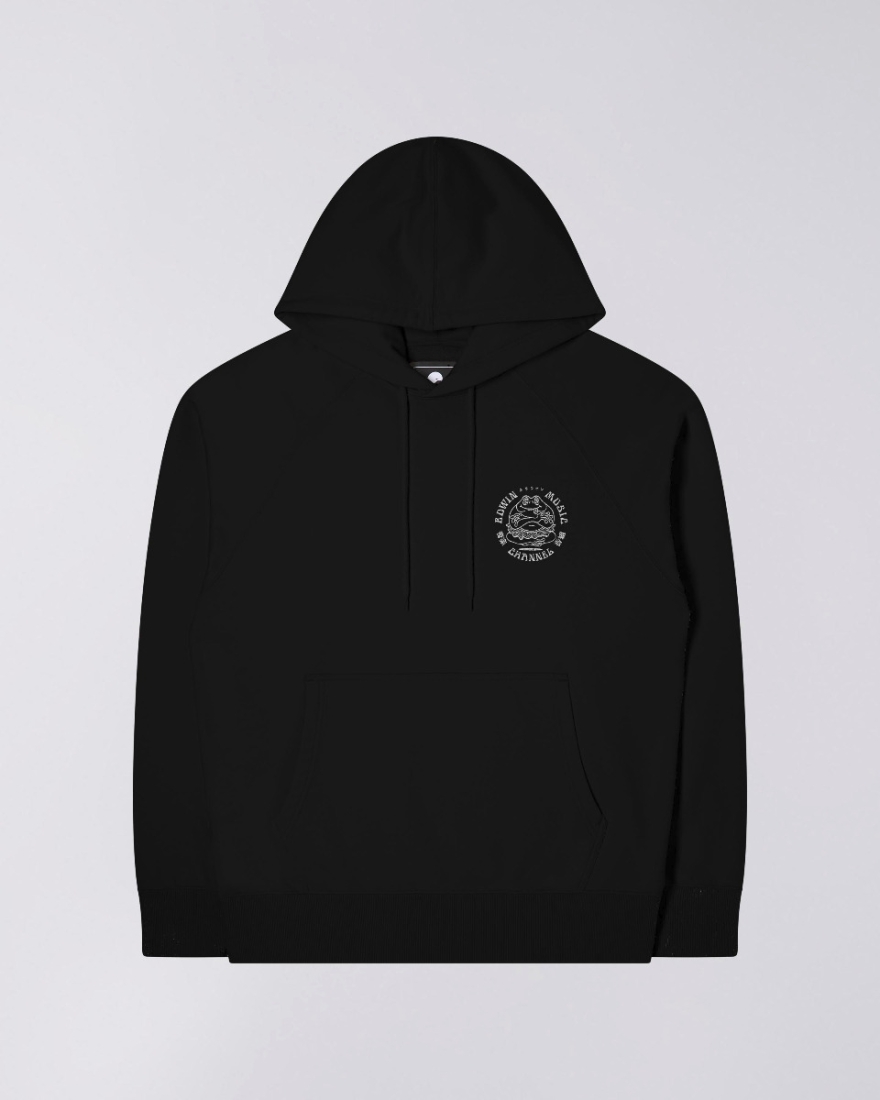 EDWIN Edwin Music Channel Hoodie Sweat Black