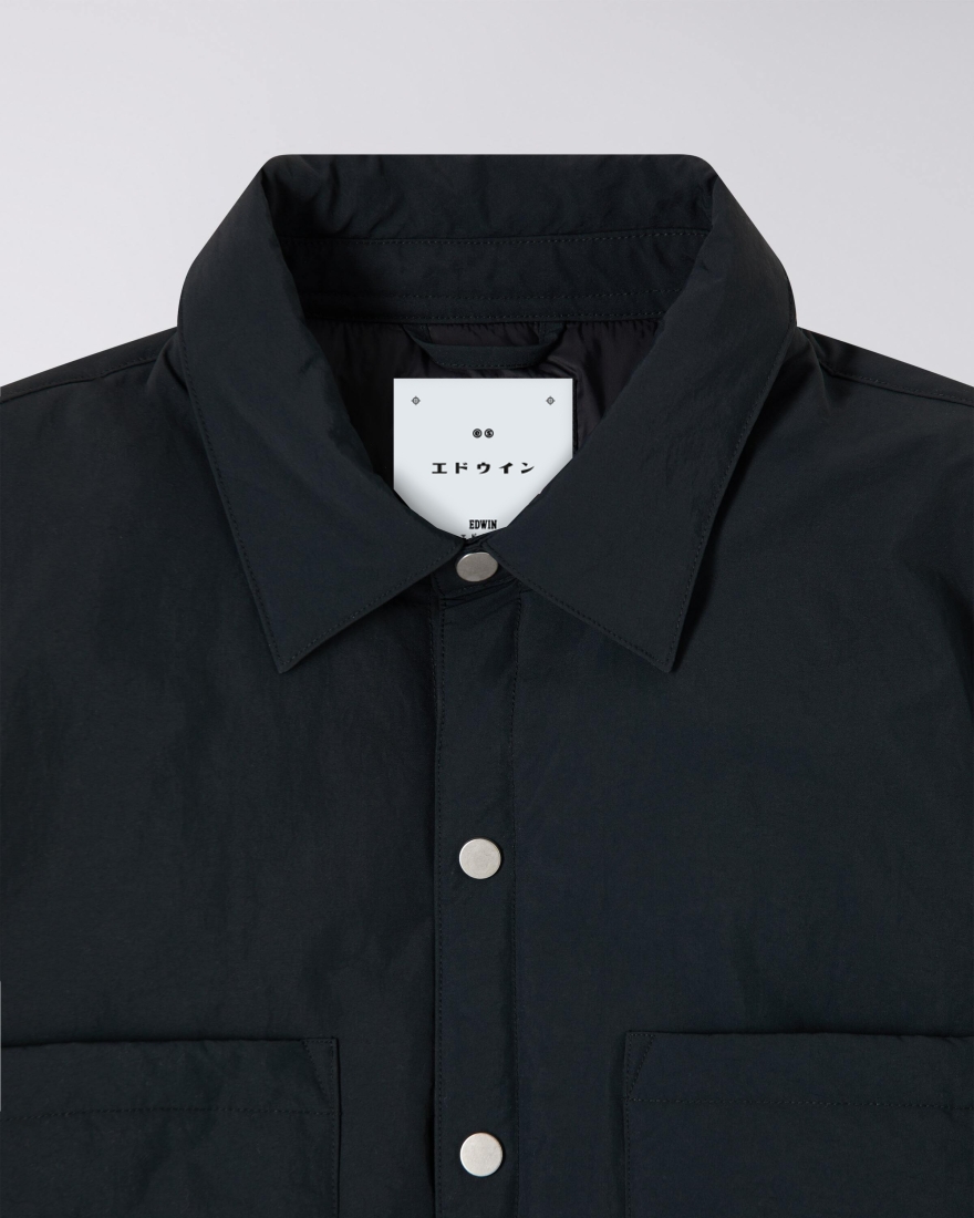 EDWIN Sphere Padded Overshirt LS Black