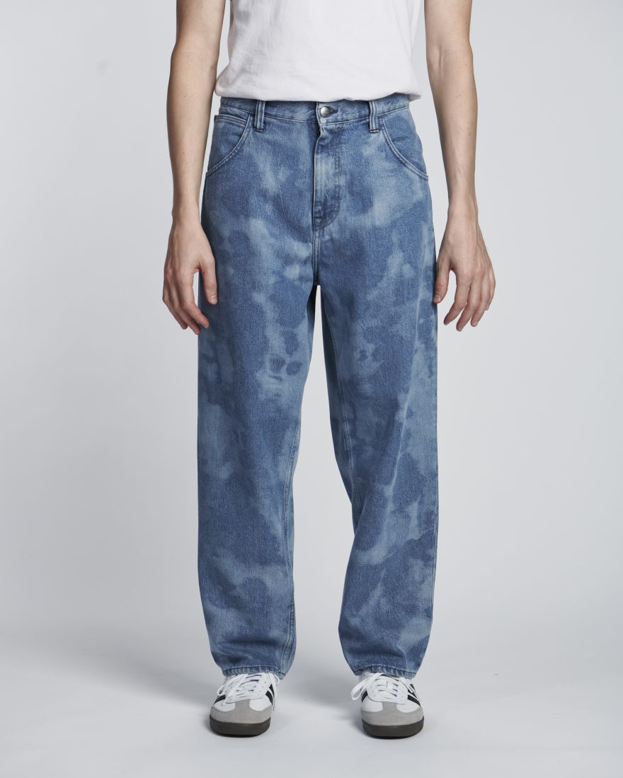 EDWIN Tyrell Pant - Blue - Landis AOL Heavy Stone Bleached | EDWIN 